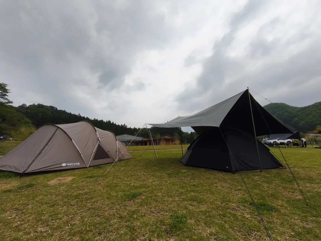 設営したサイト全景