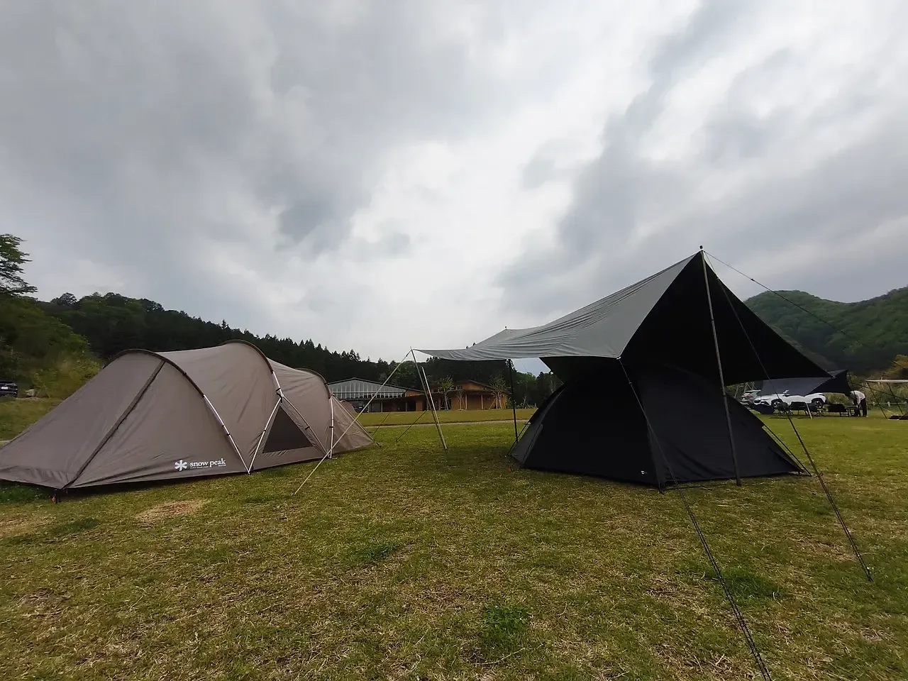 設営したサイト全景